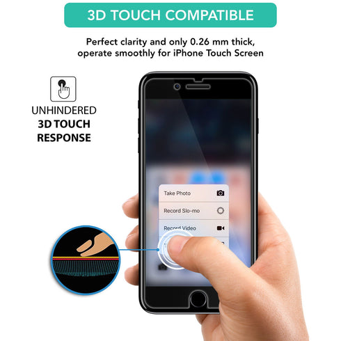 All Pack iPhone 8 Plus / 7 Plus / 6S Plus / 6 Plus Screen Protector Tempered Glass - TradeNRG UK